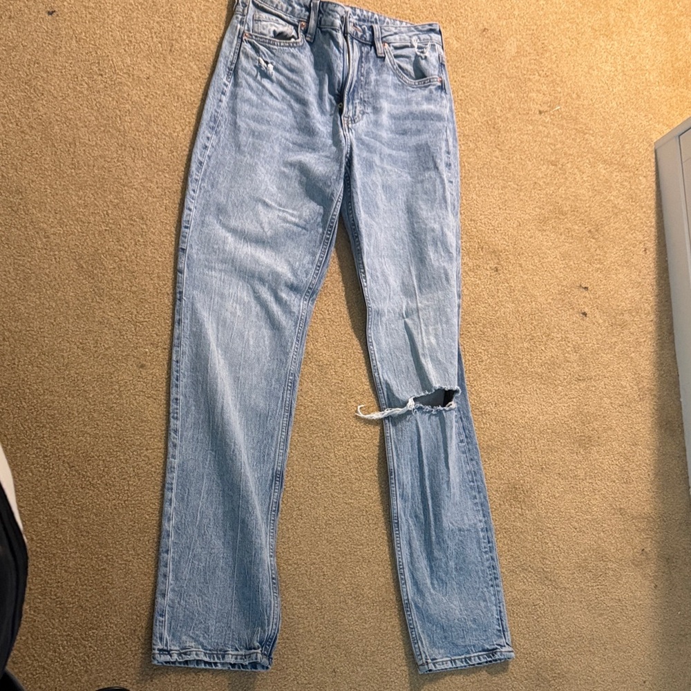 H&M Slim Straight Regular Fit High Waist Jeans
